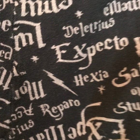 Harry Potter Wizard Spells Women's Leggings size 2 Fits s-m - Picture 6 of 7